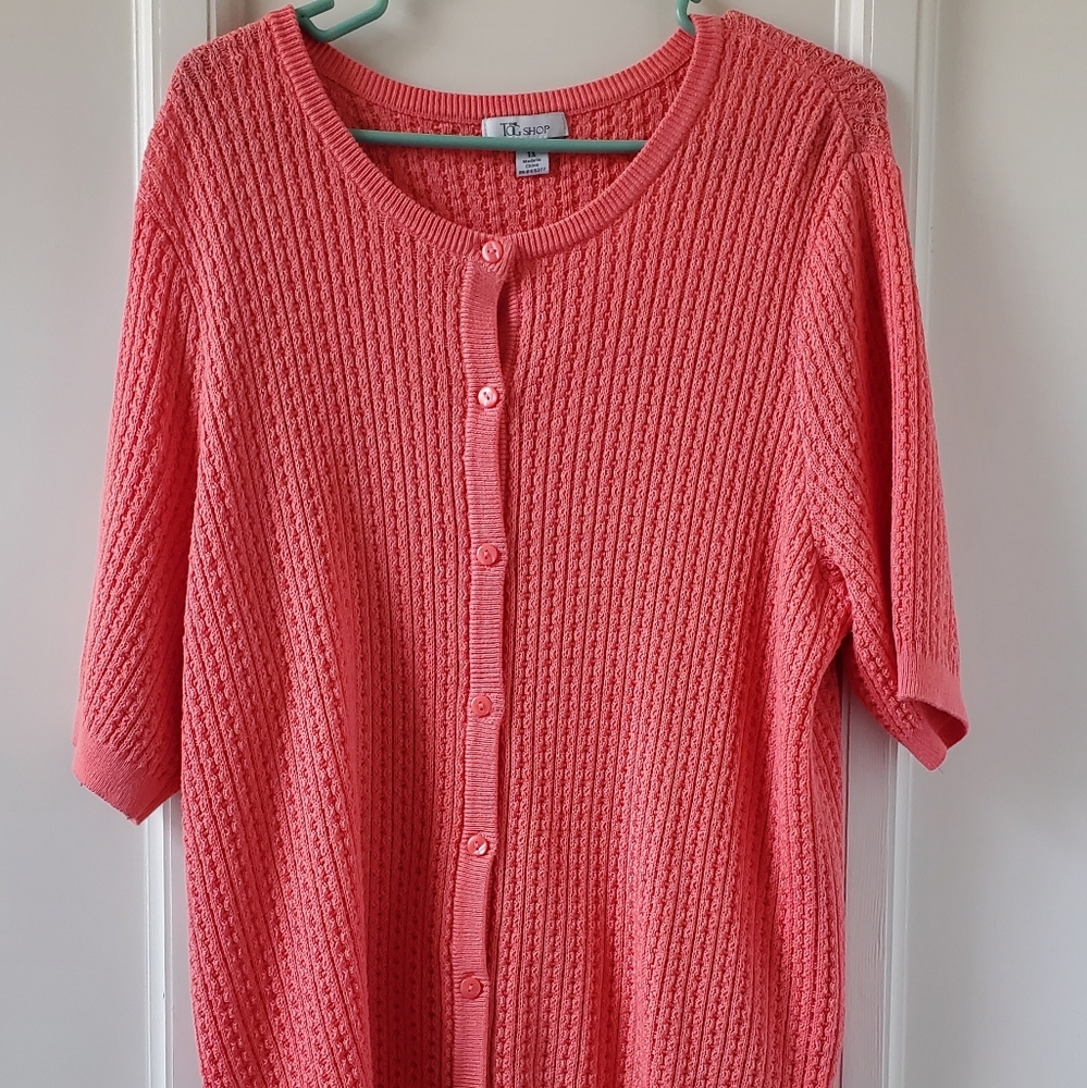 Cable cardigan